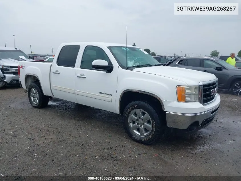 2010 GMC Sierra 1500 Slt VIN: 3GTRKWE39AG263267 Lot: 40185523