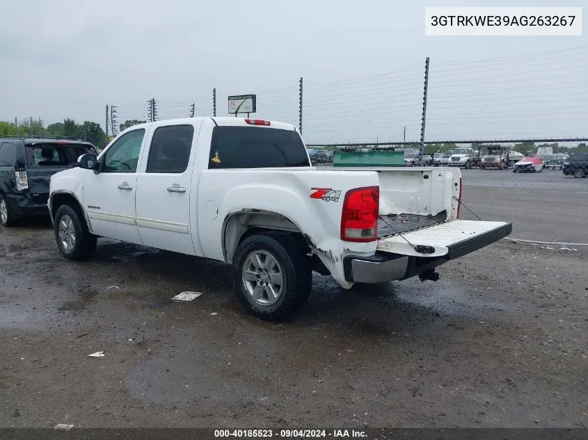 2010 GMC Sierra 1500 Slt VIN: 3GTRKWE39AG263267 Lot: 40185523