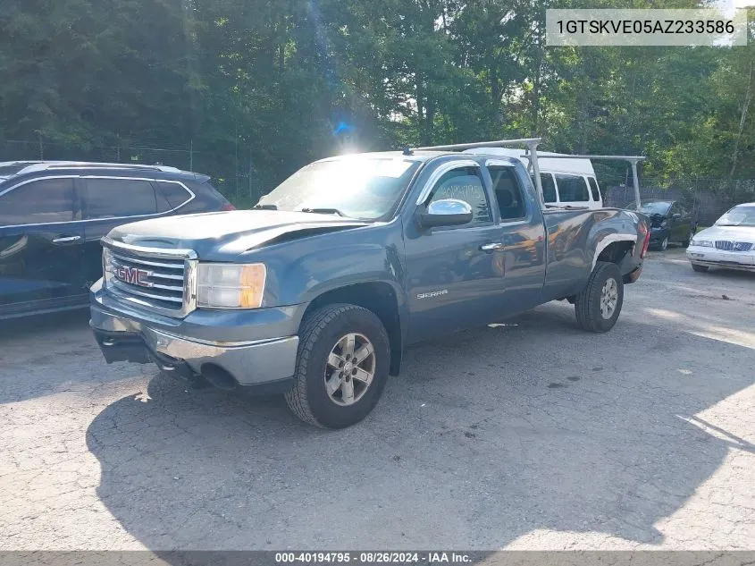 1GTSKVE05AZ233586 2010 GMC Sierra 1500 Sle