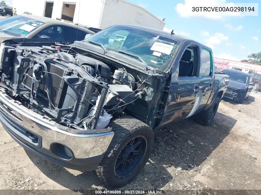 3GTRCVE00AG298194 2010 GMC Sierra 1500 Sle