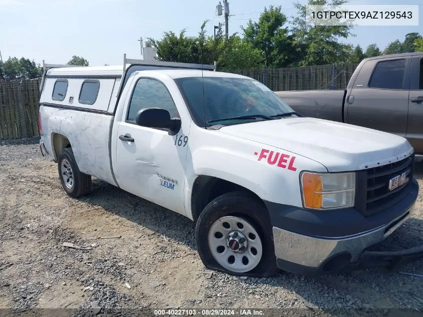 2010 GMC Sierra 1500 Work Truck VIN: 1GTPCTEX9AZ129543 Lot: 40227103