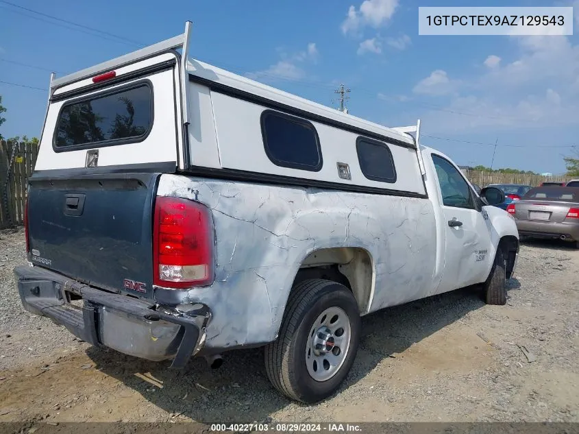 2010 GMC Sierra 1500 Work Truck VIN: 1GTPCTEX9AZ129543 Lot: 40227103