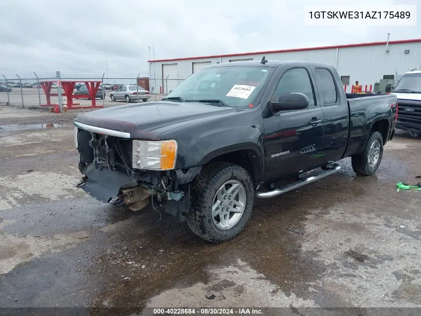 2010 GMC Sierra 1500 Slt VIN: 1GTSKWE31AZ175489 Lot: 40228684