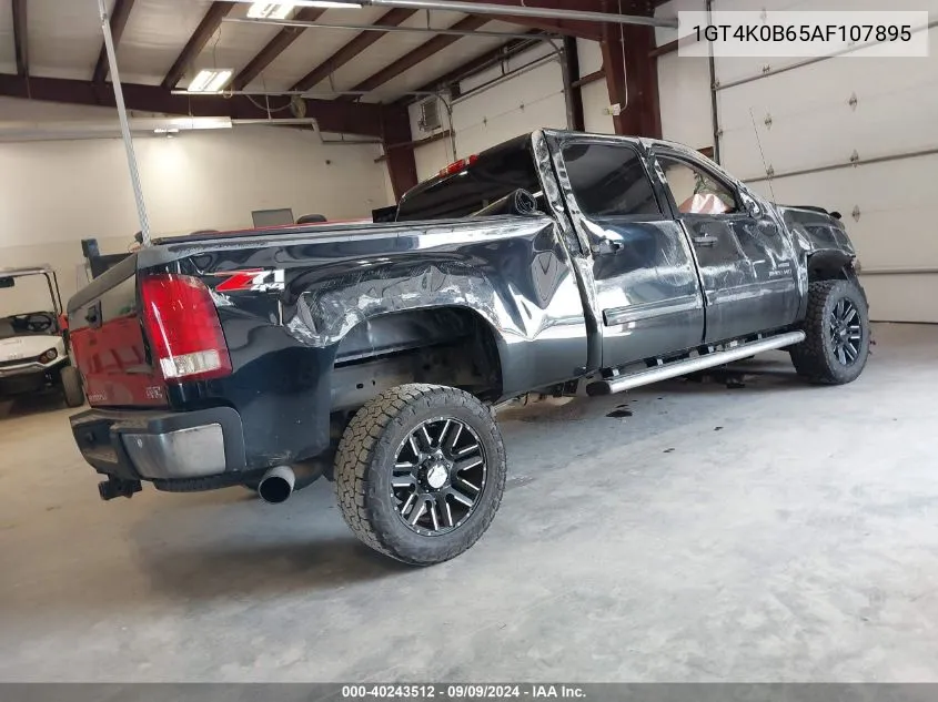 1GT4K0B65AF107895 2010 GMC Sierra 2500Hd Sle