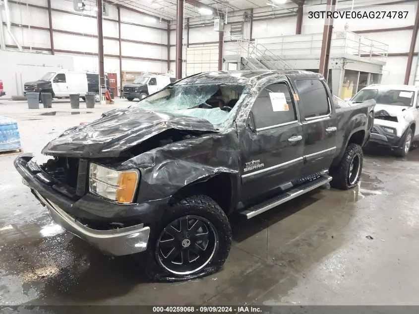 3GTRCVE06AG274787 2010 GMC Sierra 1500 Sle