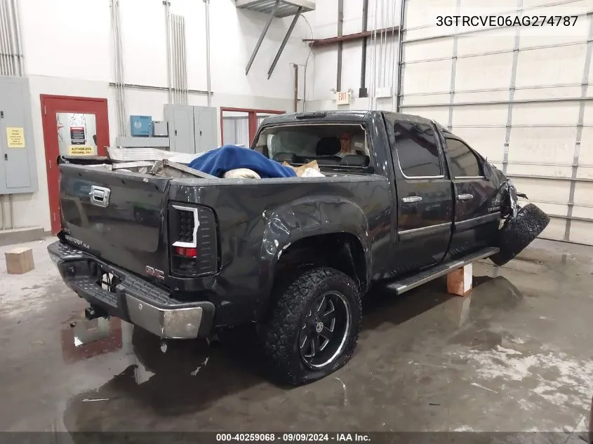 3GTRCVE06AG274787 2010 GMC Sierra 1500 Sle