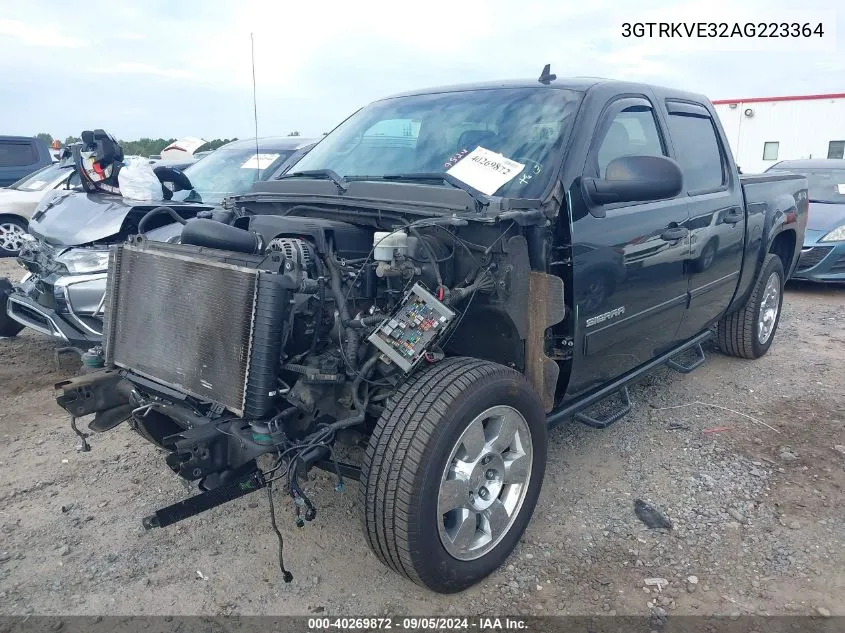 2010 GMC Sierra 1500 Sle VIN: 3GTRKVE32AG223364 Lot: 40269872