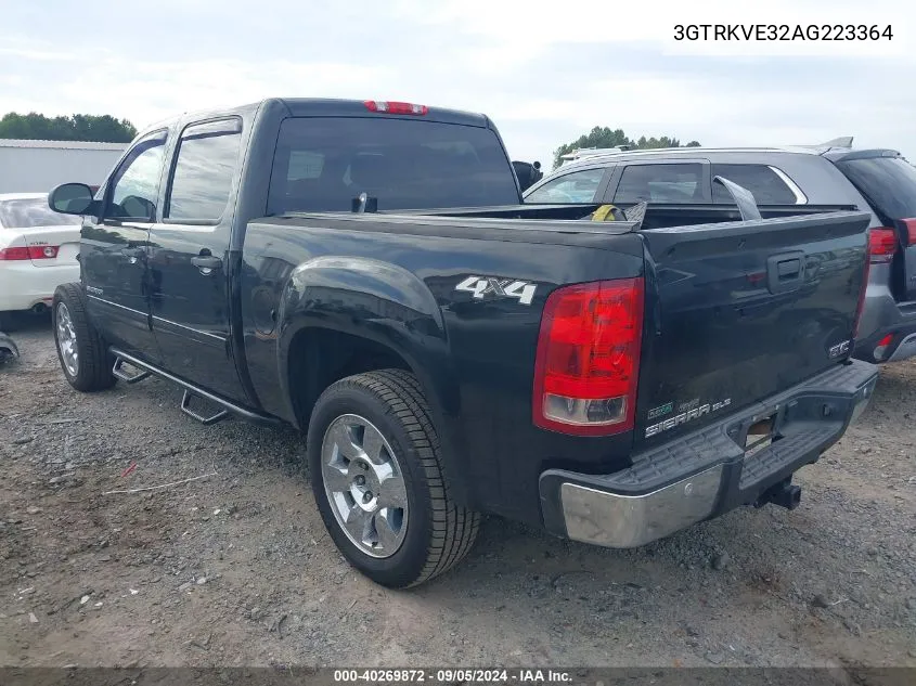 2010 GMC Sierra 1500 Sle VIN: 3GTRKVE32AG223364 Lot: 40269872