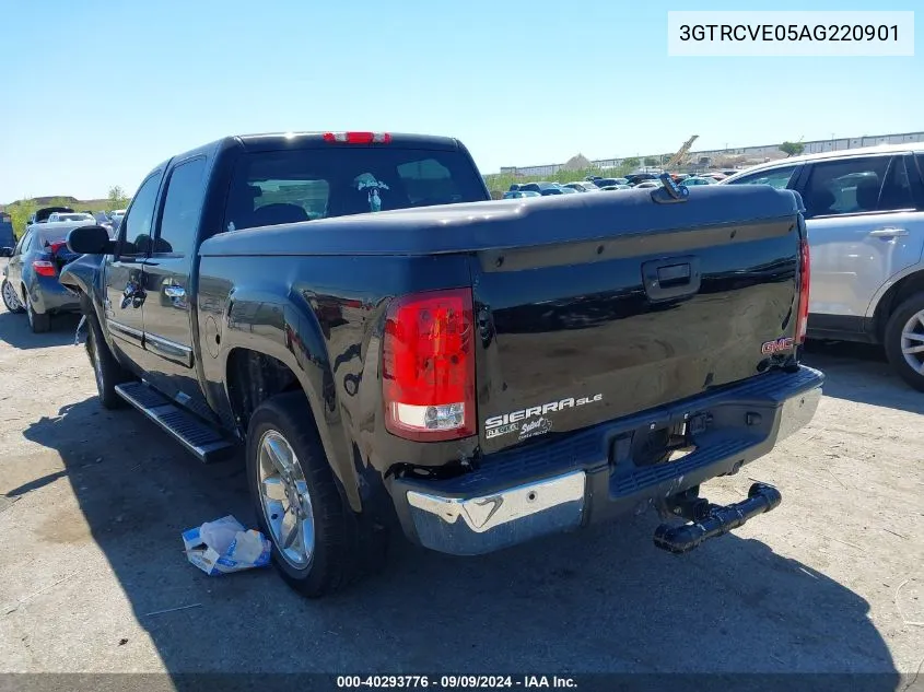 2010 GMC Sierra 1500 Sle VIN: 3GTRCVE05AG220901 Lot: 40293776