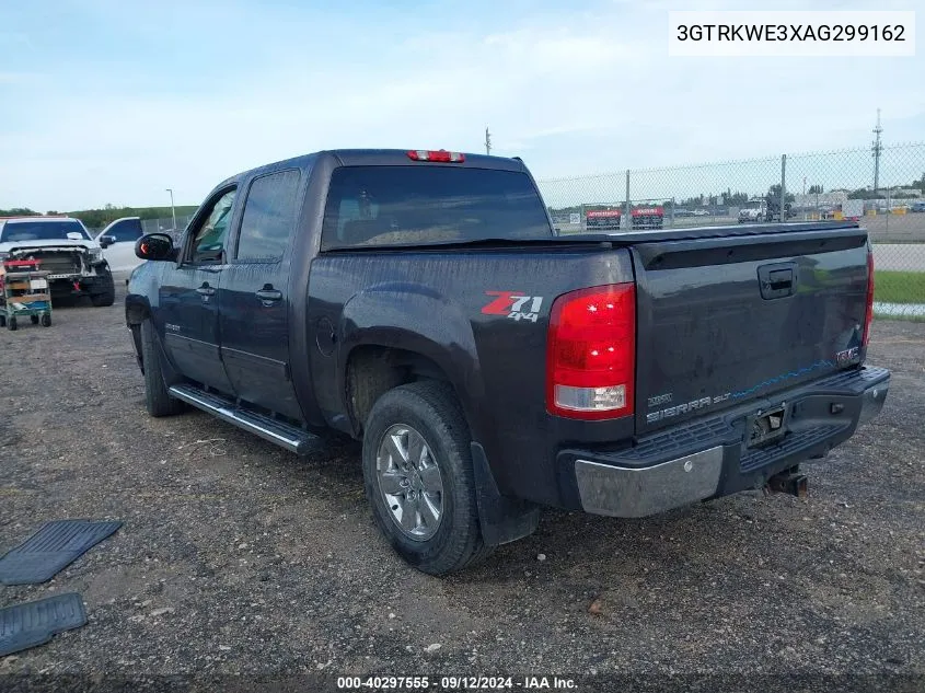 2010 GMC Sierra K1500 Slt VIN: 3GTRKWE3XAG299162 Lot: 40297555