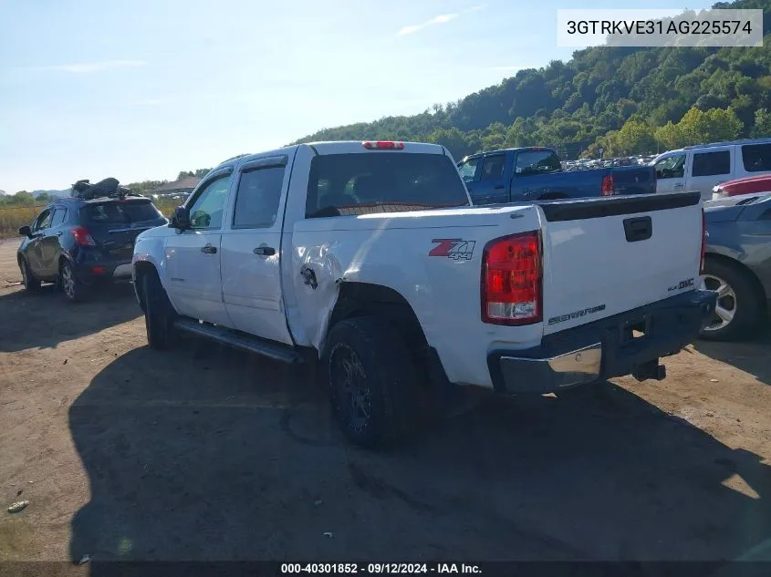 2010 GMC Sierra K1500 Sle VIN: 3GTRKVE31AG225574 Lot: 40301852