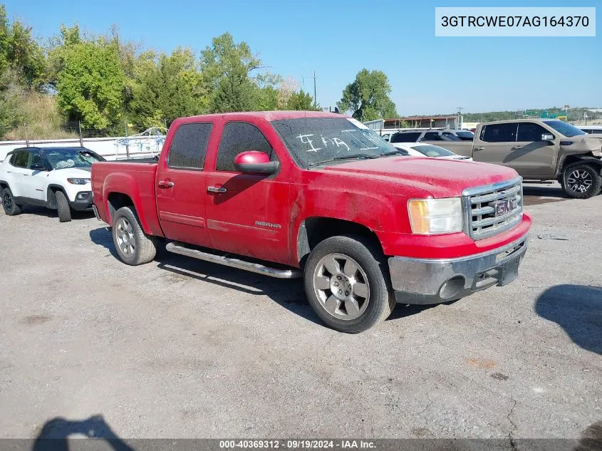 2010 GMC Sierra 1500 Slt VIN: 3GTRCWE07AG164370 Lot: 40369312