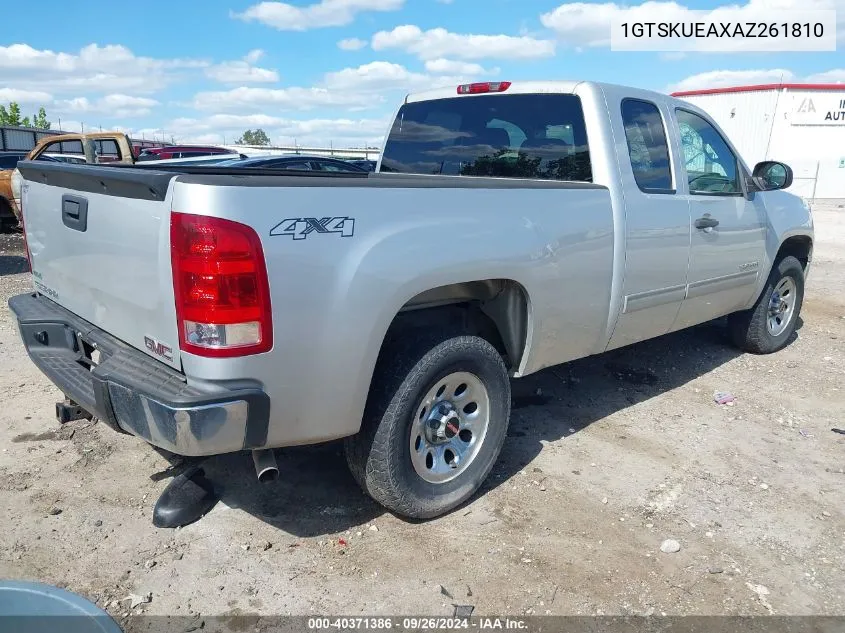 2010 GMC Sierra 1500 Sl VIN: 1GTSKUEAXAZ261810 Lot: 40371386