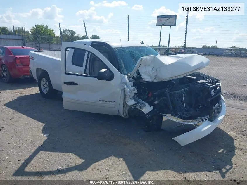 2010 GMC Sierra 1500 Sle VIN: 1GTSKVE31AZ139277 Lot: 40376719