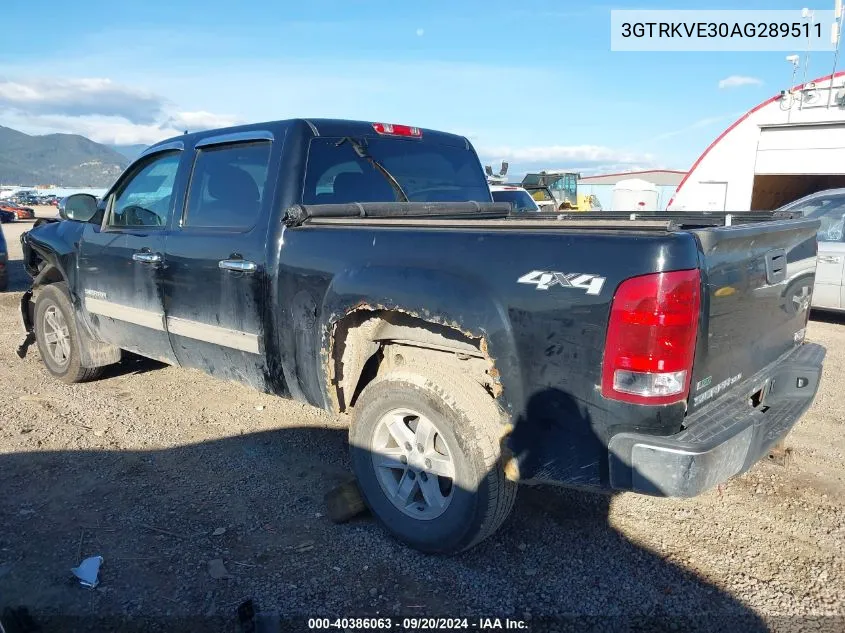 2010 GMC Sierra 1500 Sle VIN: 3GTRKVE30AG289511 Lot: 40386063