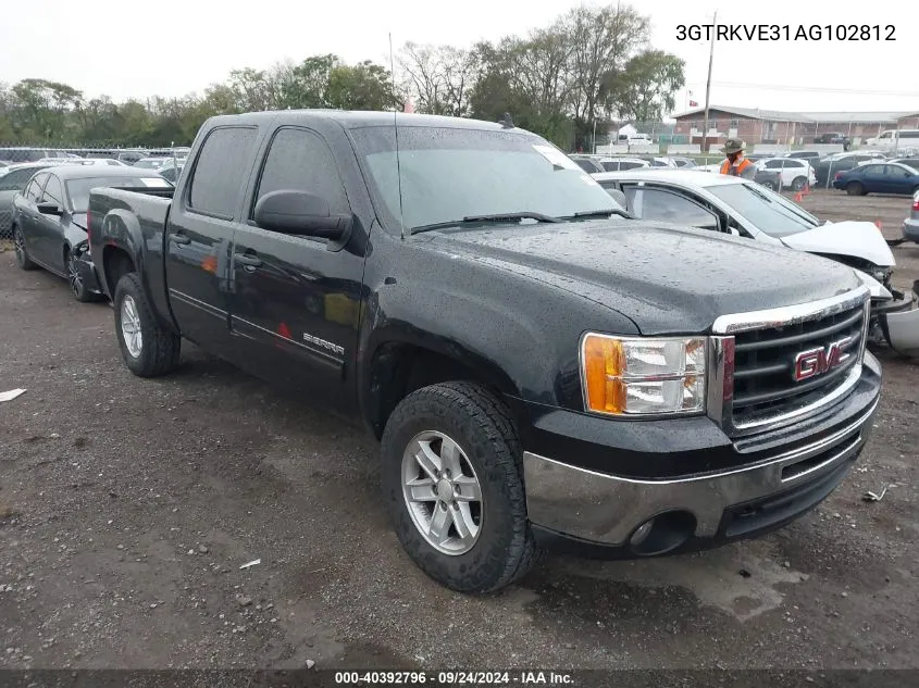 2010 GMC Sierra 1500 Sle VIN: 3GTRKVE31AG102812 Lot: 40392796