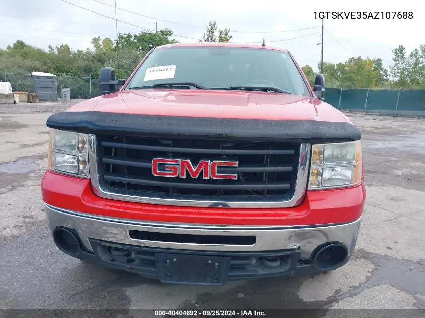 1GTSKVE35AZ107688 2010 GMC Sierra 1500 Sle