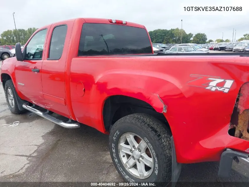 2010 GMC Sierra 1500 Sle VIN: 1GTSKVE35AZ107688 Lot: 40404692