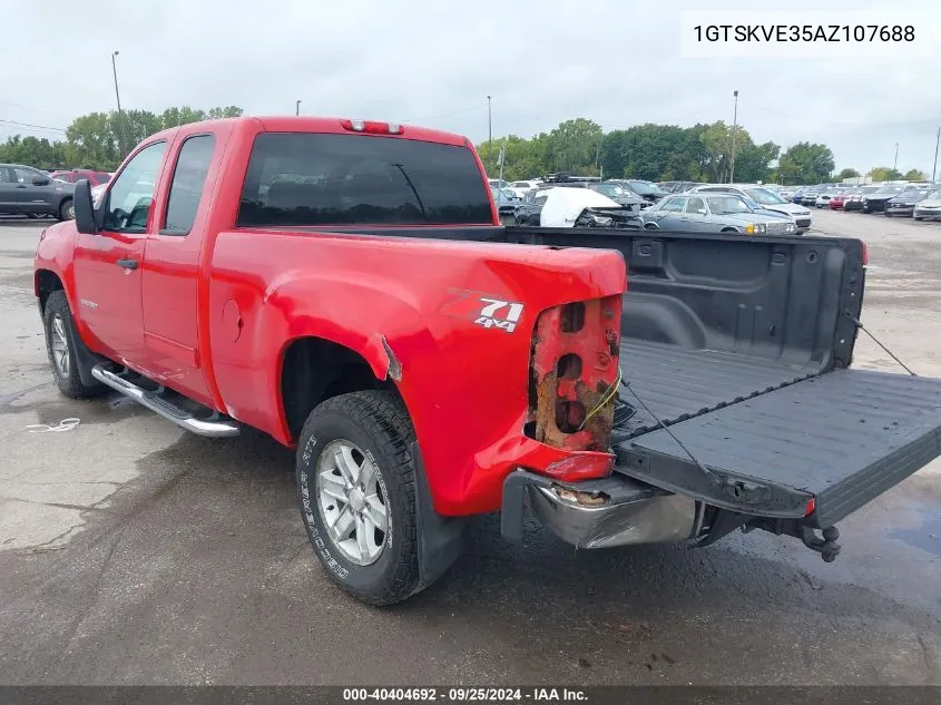 2010 GMC Sierra 1500 Sle VIN: 1GTSKVE35AZ107688 Lot: 40404692