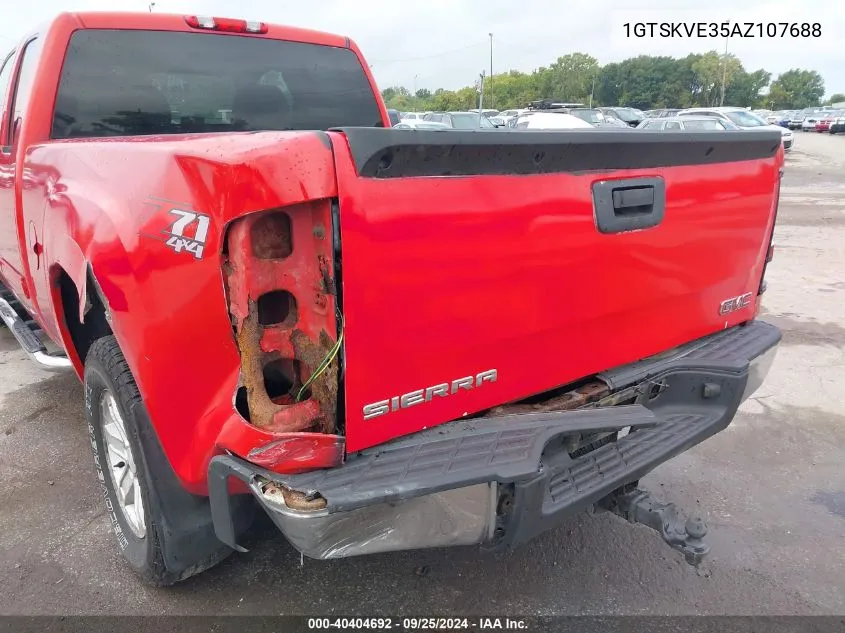 1GTSKVE35AZ107688 2010 GMC Sierra 1500 Sle