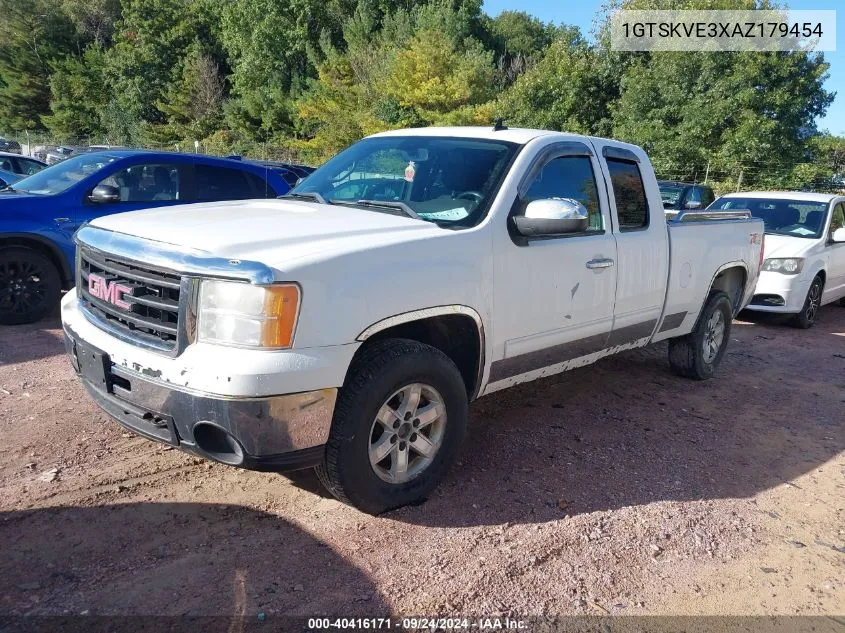 1GTSKVE3XAZ179454 2010 GMC Sierra 1500 K1500 Sle