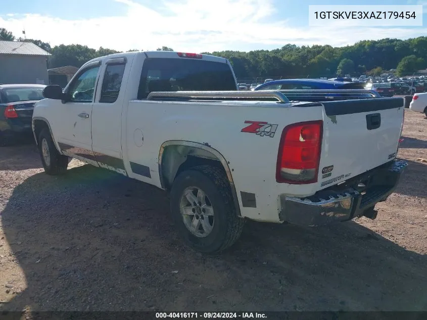 2010 GMC Sierra 1500 K1500 Sle VIN: 1GTSKVE3XAZ179454 Lot: 40416171