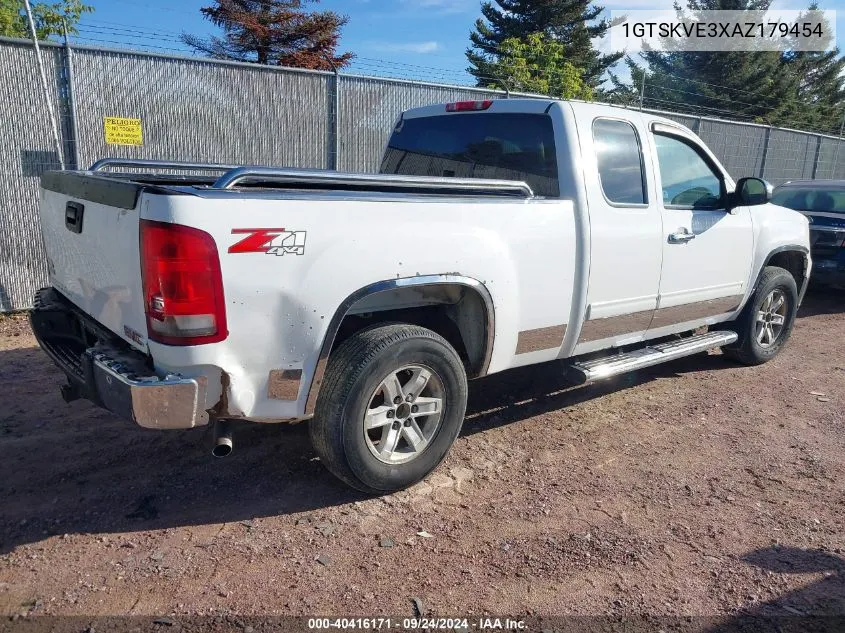 2010 GMC Sierra 1500 K1500 Sle VIN: 1GTSKVE3XAZ179454 Lot: 40416171