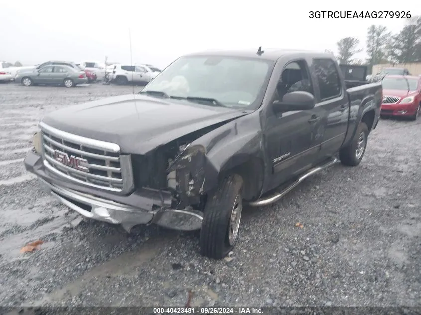 2010 GMC Sierra 1500 Sl VIN: 3GTRCUEA4AG279926 Lot: 40423481