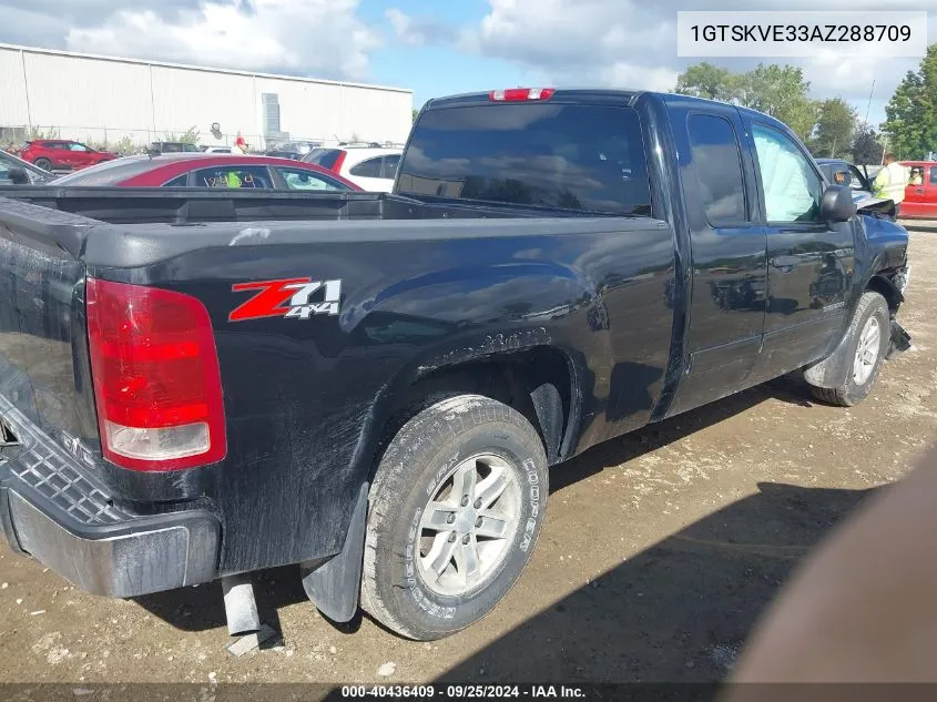 2010 GMC Sierra 1500 Sle VIN: 1GTSKVE33AZ288709 Lot: 40436409