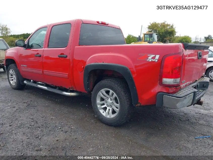 3GTRKVE35AG129477 2010 GMC Sierra 1500 Sle