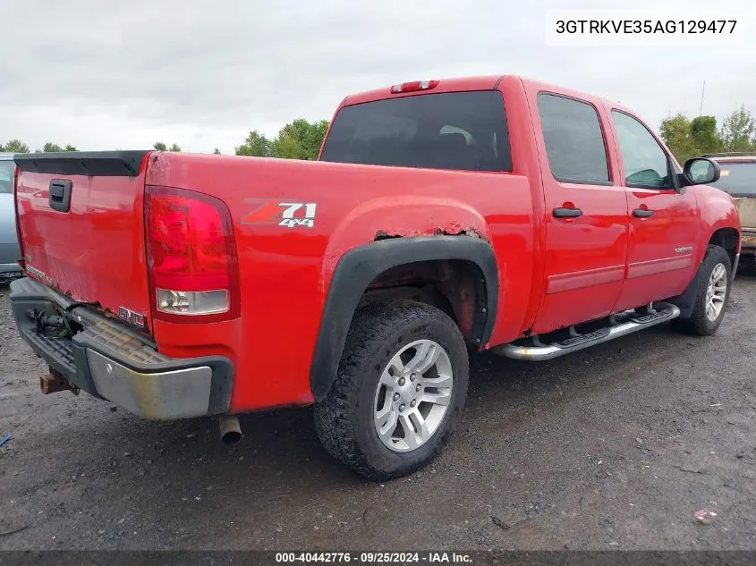 2010 GMC Sierra 1500 Sle VIN: 3GTRKVE35AG129477 Lot: 40442776