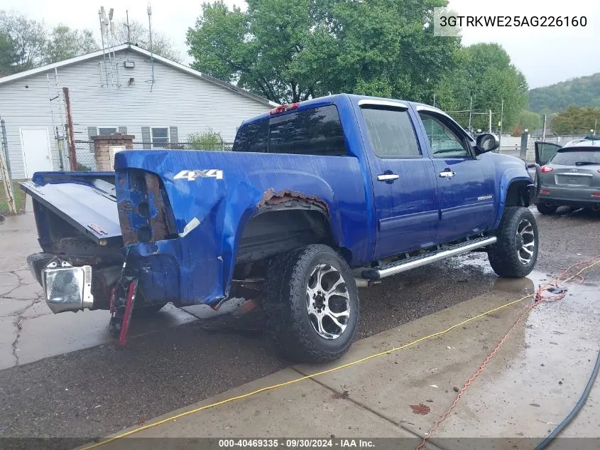 2010 GMC Sierra 1500 Slt VIN: 3GTRKWE25AG226160 Lot: 40469335