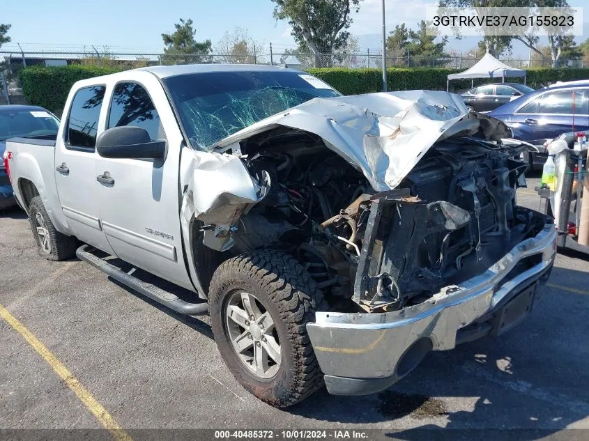 2010 GMC Sierra 1500 Sle VIN: 3GTRKVE37AG155823 Lot: 40485372