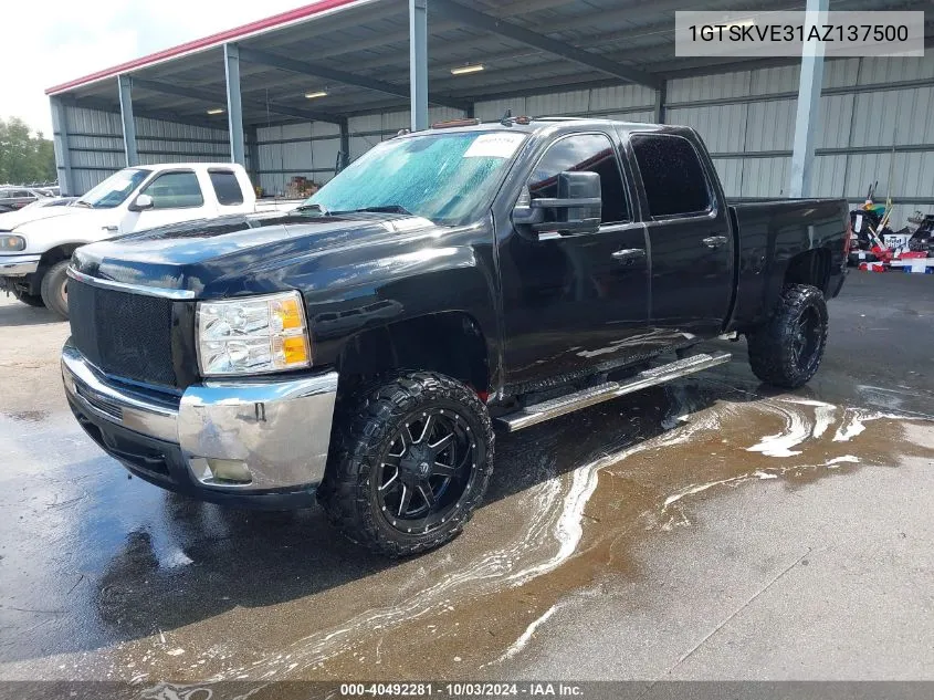 2010 GMC Sierra 1500 Sle VIN: 1GTSKVE31AZ137500 Lot: 40492281