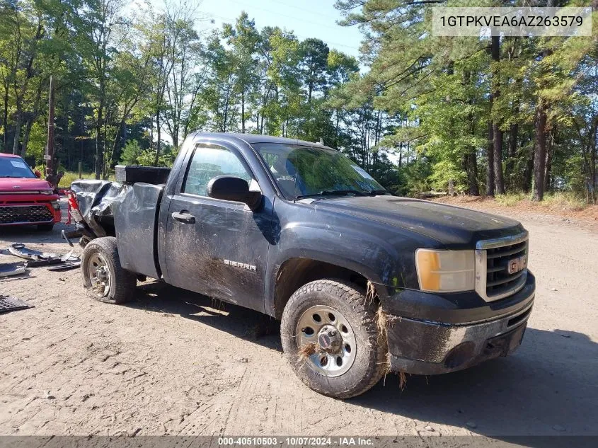 2010 GMC Sierra 1500 K1500 Sle VIN: 1GTPKVEA6AZ263579 Lot: 40510503