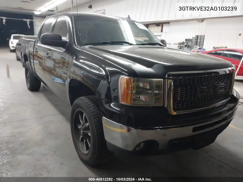 3GTRKVE32AG103239 2010 GMC Sierra 1500 Sle