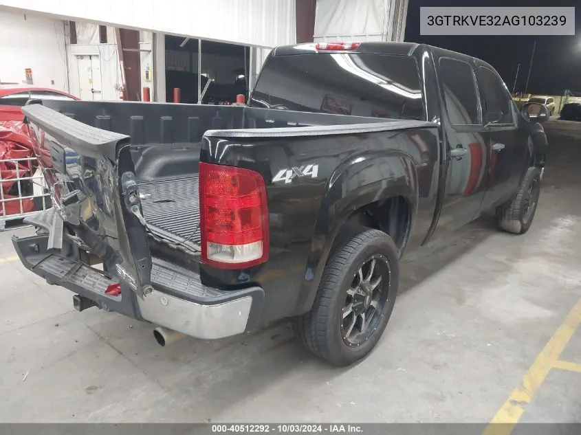 3GTRKVE32AG103239 2010 GMC Sierra 1500 Sle