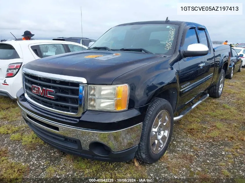 2010 GMC Sierra 1500 Sle VIN: 1GTSCVE05AZ197413 Lot: 40542228