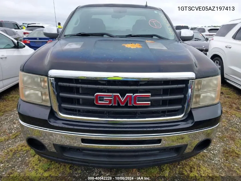 2010 GMC Sierra 1500 Sle VIN: 1GTSCVE05AZ197413 Lot: 40542228