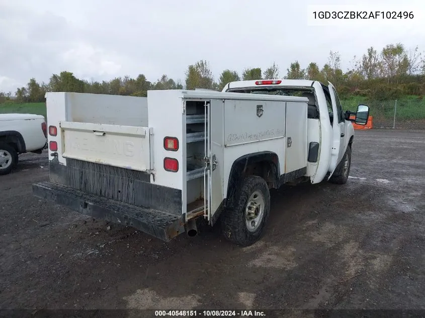 2010 GMC Sierra 2500Hd C2500 Heavy Duty VIN: 1GD3CZBK2AF102496 Lot: 40548151