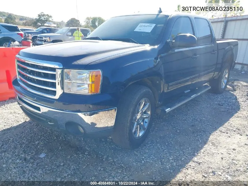 2010 GMC Sierra 1500 Slt VIN: 3GTRCWE08AG235110 Lot: 40584931