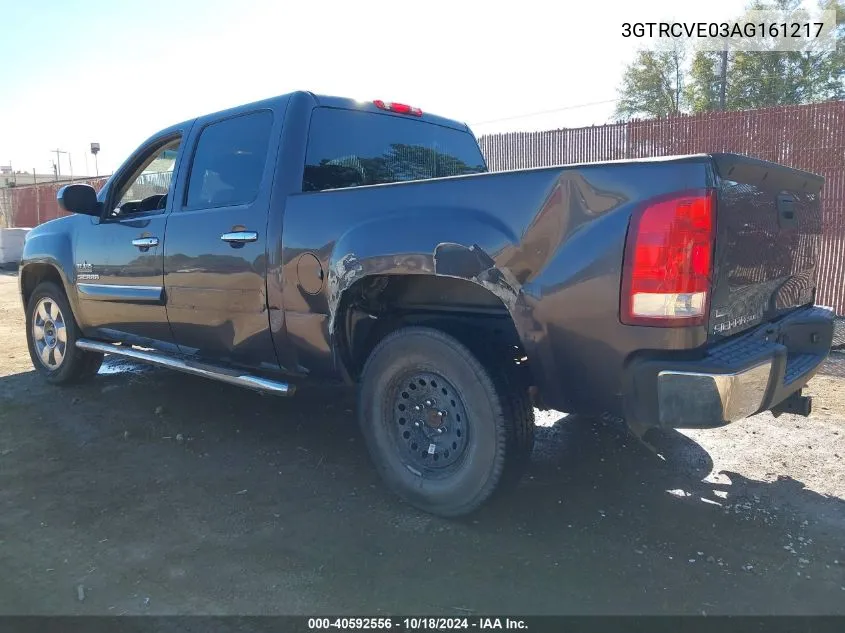 3GTRCVE03AG161217 2010 GMC Sierra 1500 Sle