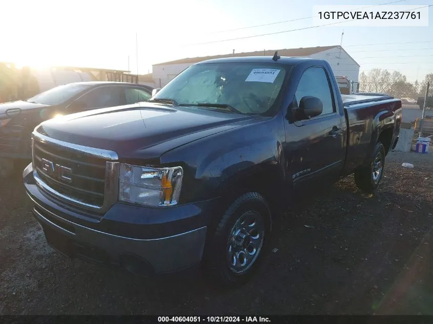 1GTPCVEA1AZ237761 2010 GMC Sierra C1500 Sle