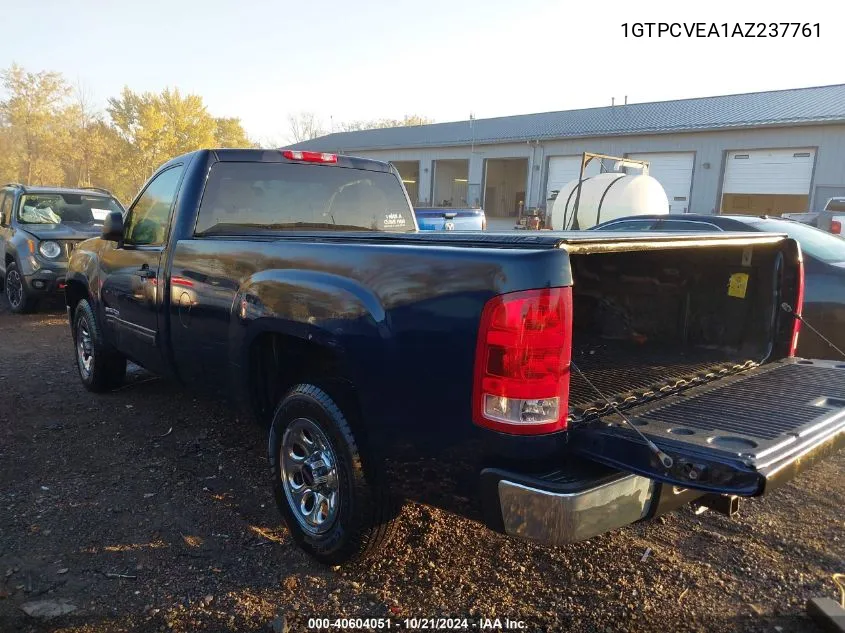 1GTPCVEA1AZ237761 2010 GMC Sierra C1500 Sle