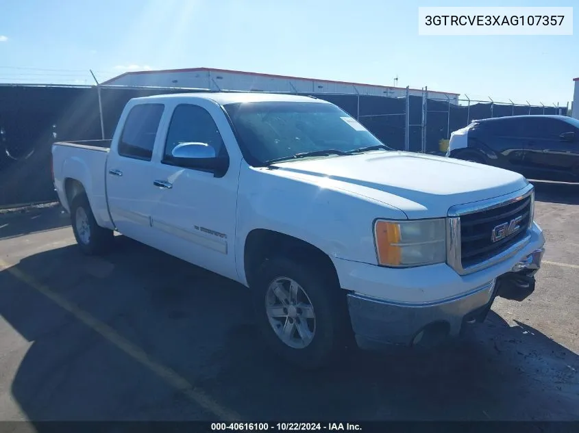 2010 GMC Sierra 1500 Xtra Fuel Economy VIN: 3GTRCVE3XAG107357 Lot: 40616100