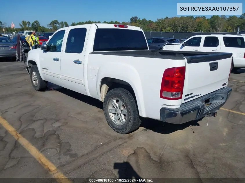 2010 GMC Sierra 1500 Xtra Fuel Economy VIN: 3GTRCVE3XAG107357 Lot: 40616100