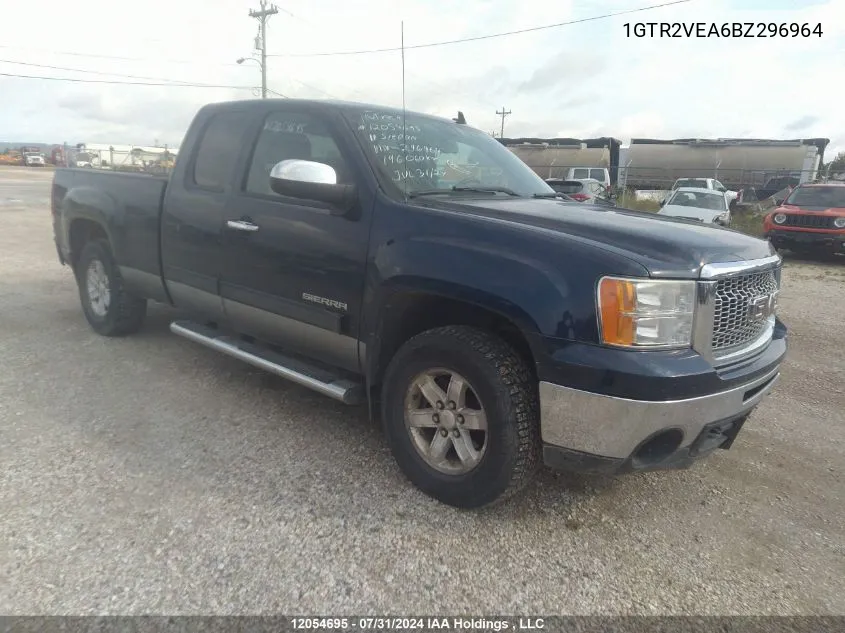 1GTR2VEA6BZ296964 2011 GMC Sierra 1500