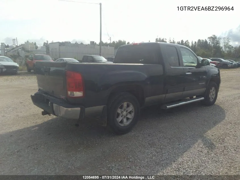 1GTR2VEA6BZ296964 2011 GMC Sierra 1500