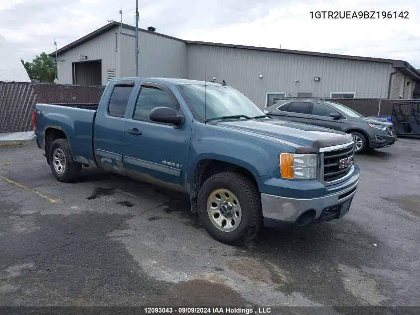 2011 GMC Sierra 1500 VIN: 1GTR2UEA9BZ196142 Lot: 12093043