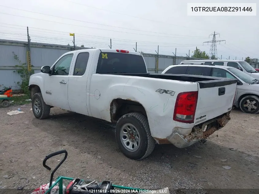 2011 GMC Sierra 1500 VIN: 1GTR2UEA0BZ291446 Lot: 12111612